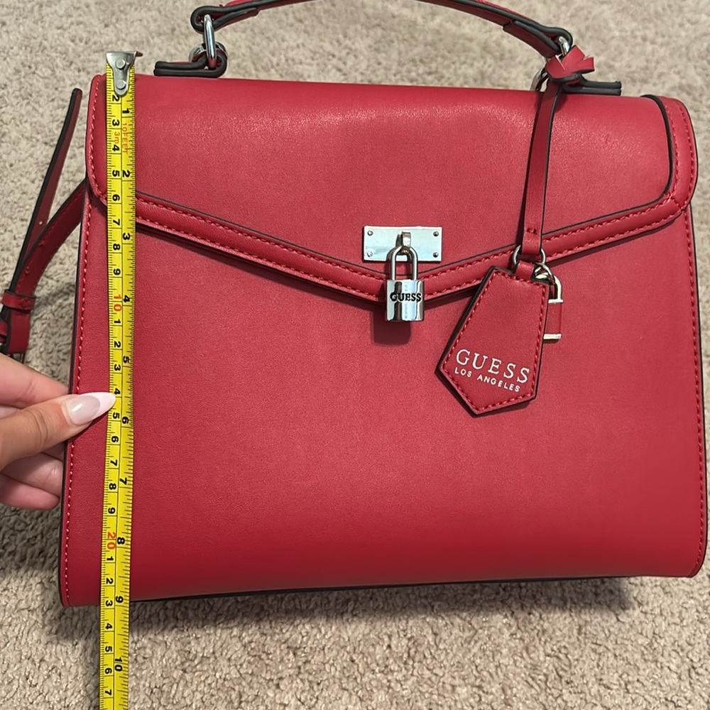 Guess Los Angeles Red Crossbody Bag - Picture 7 of 7